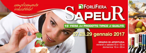 Torna a Forlì SapEur, la fiera dei sapori italiani; tre giorni di gusto e intrattenimento per buongustai